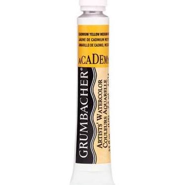 LEMON YELLOW 7.5ML ACADEMY WATERCOLOR PAINT GRUMBACHER